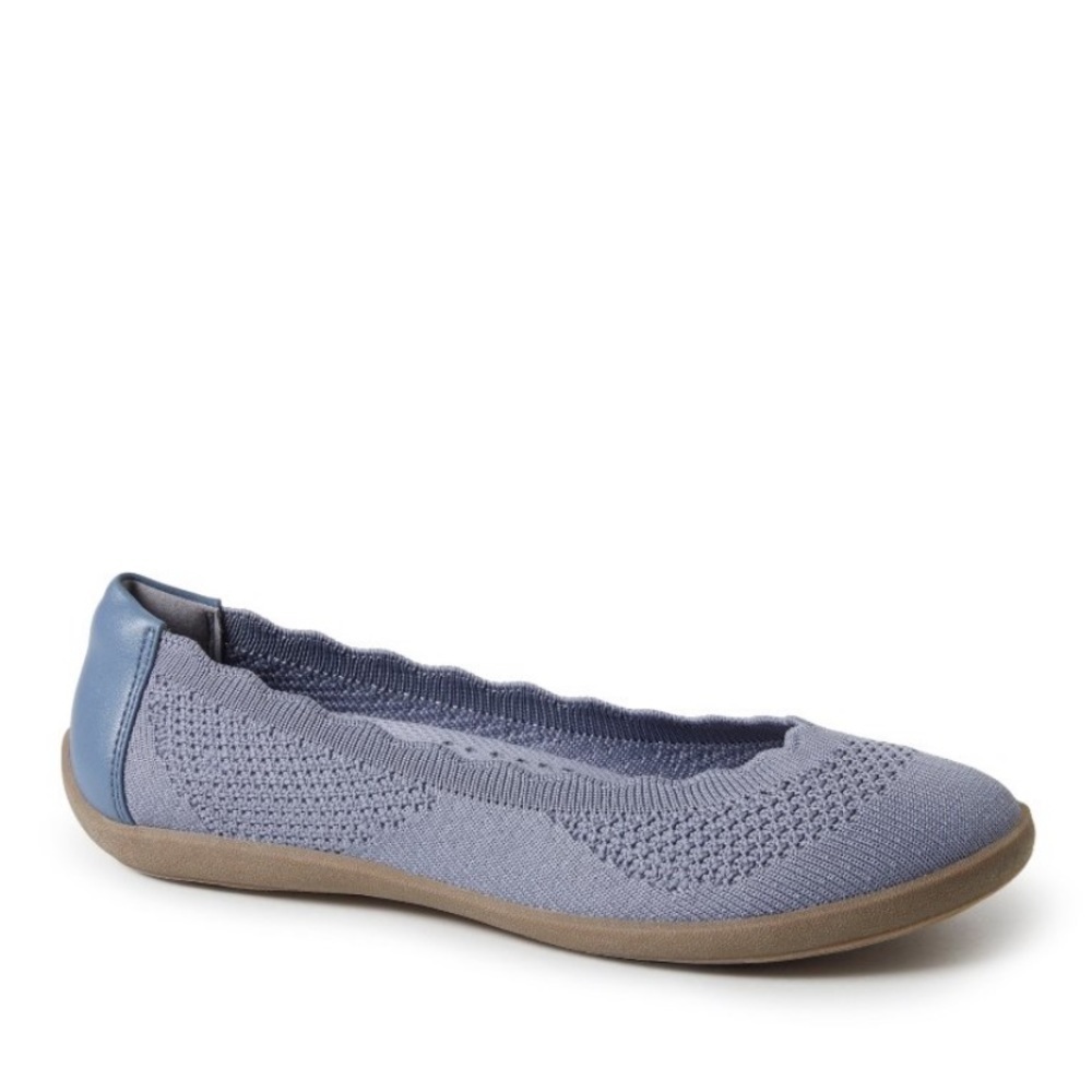 Dearfoams Women's Misty Ballet Flat Indoor/ Outdoor Slip Ons